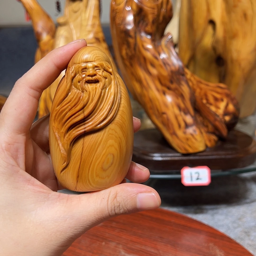 柏木（崖柏）崖柏木手把件摆件