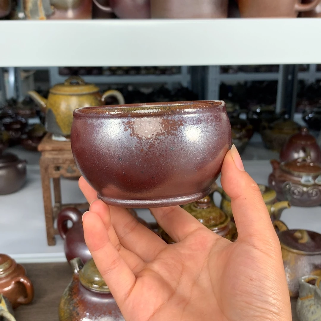 紫砂茶壶纯自然柴烧