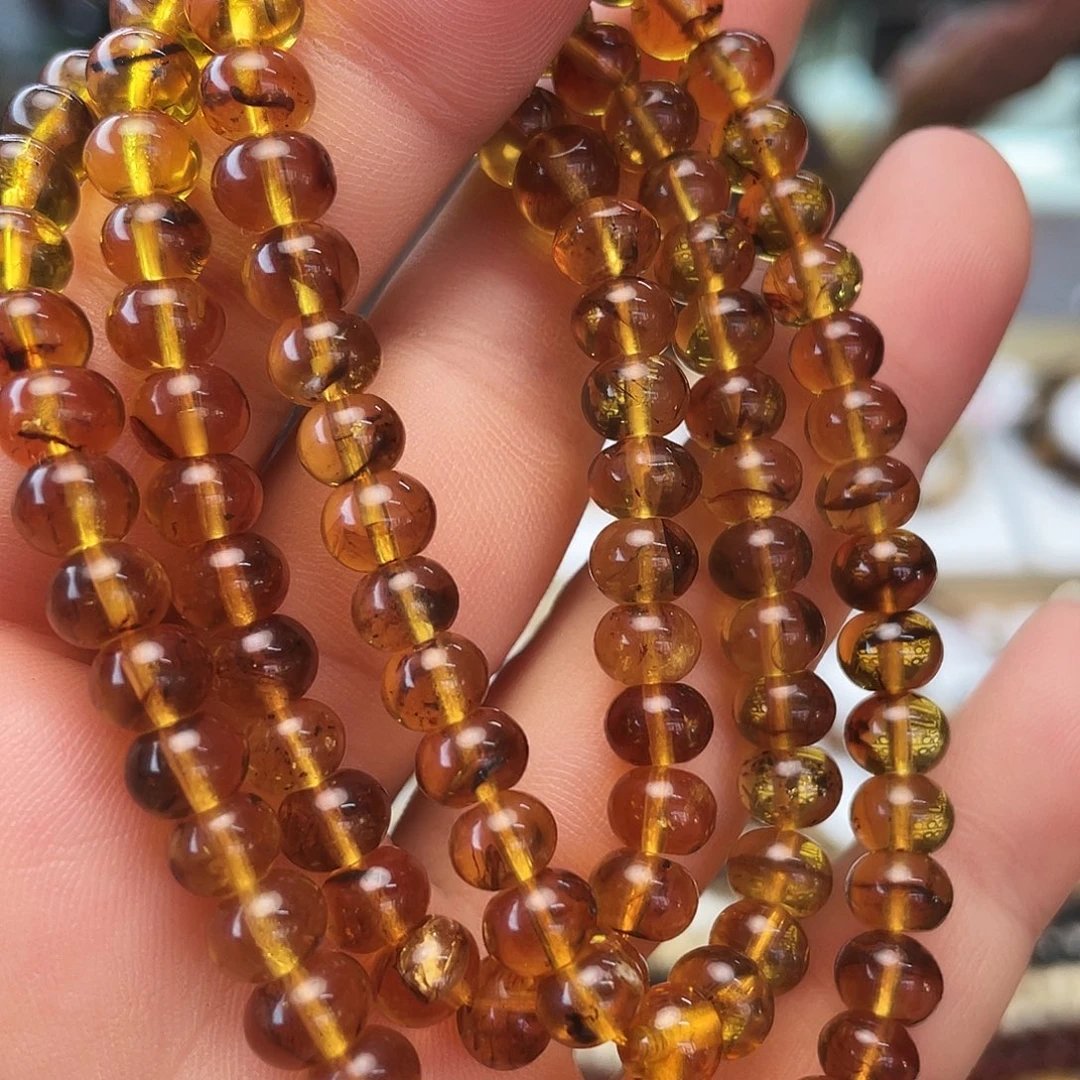 琥珀未镶嵌裸石六