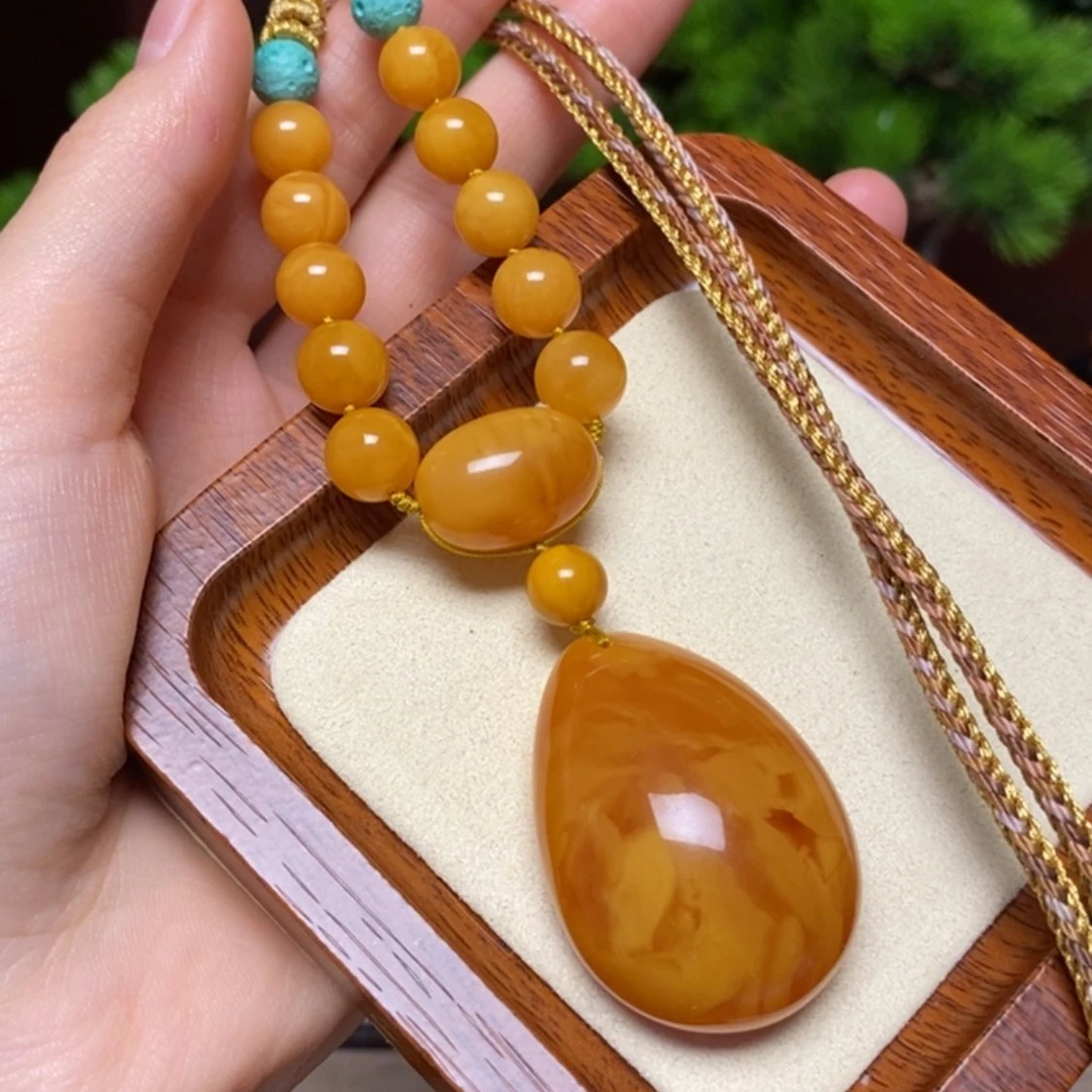 【闪购商品】蜜蜡颈饰未镶嵌项链