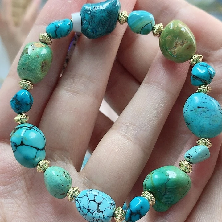 未镶嵌绿松石珠宝奇石