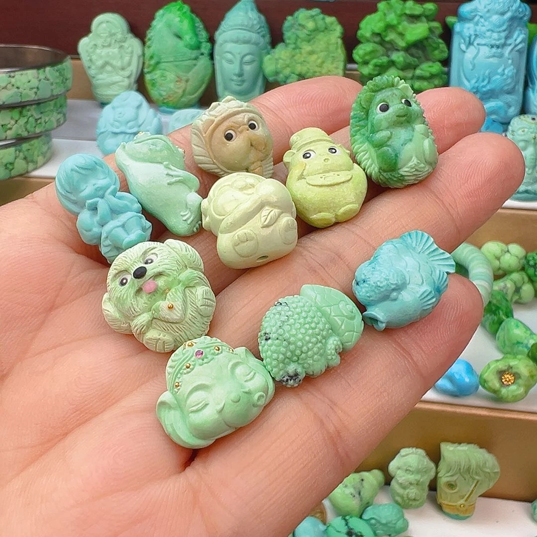 未镶嵌绿松石项链励****著