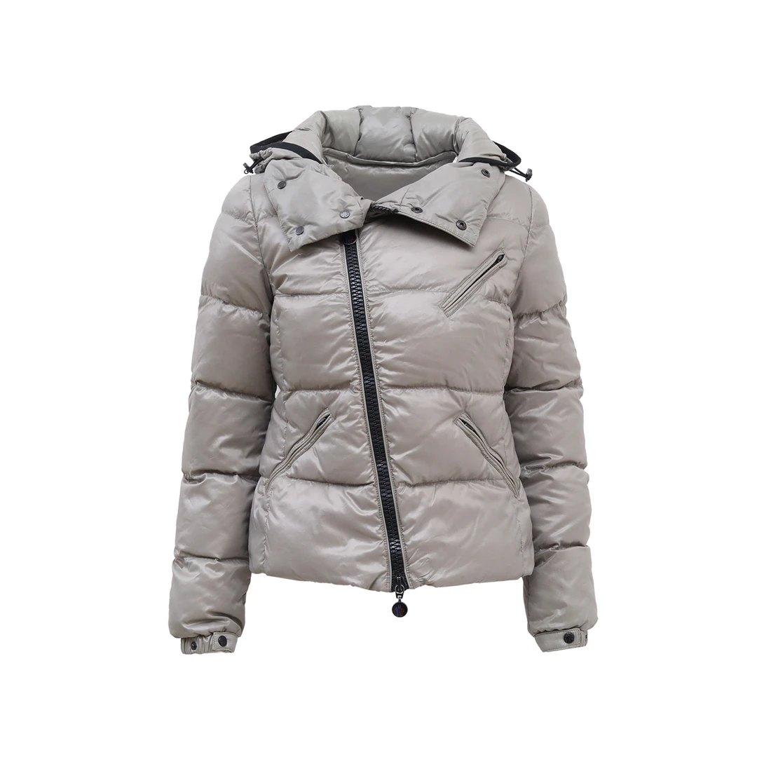 99新 MONCLER 【lu】羽绒服 灰色 尼龙 蒙口码0P214136029