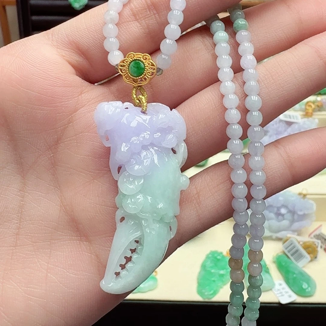 颈饰未镶嵌翡翠翡翠吊坠