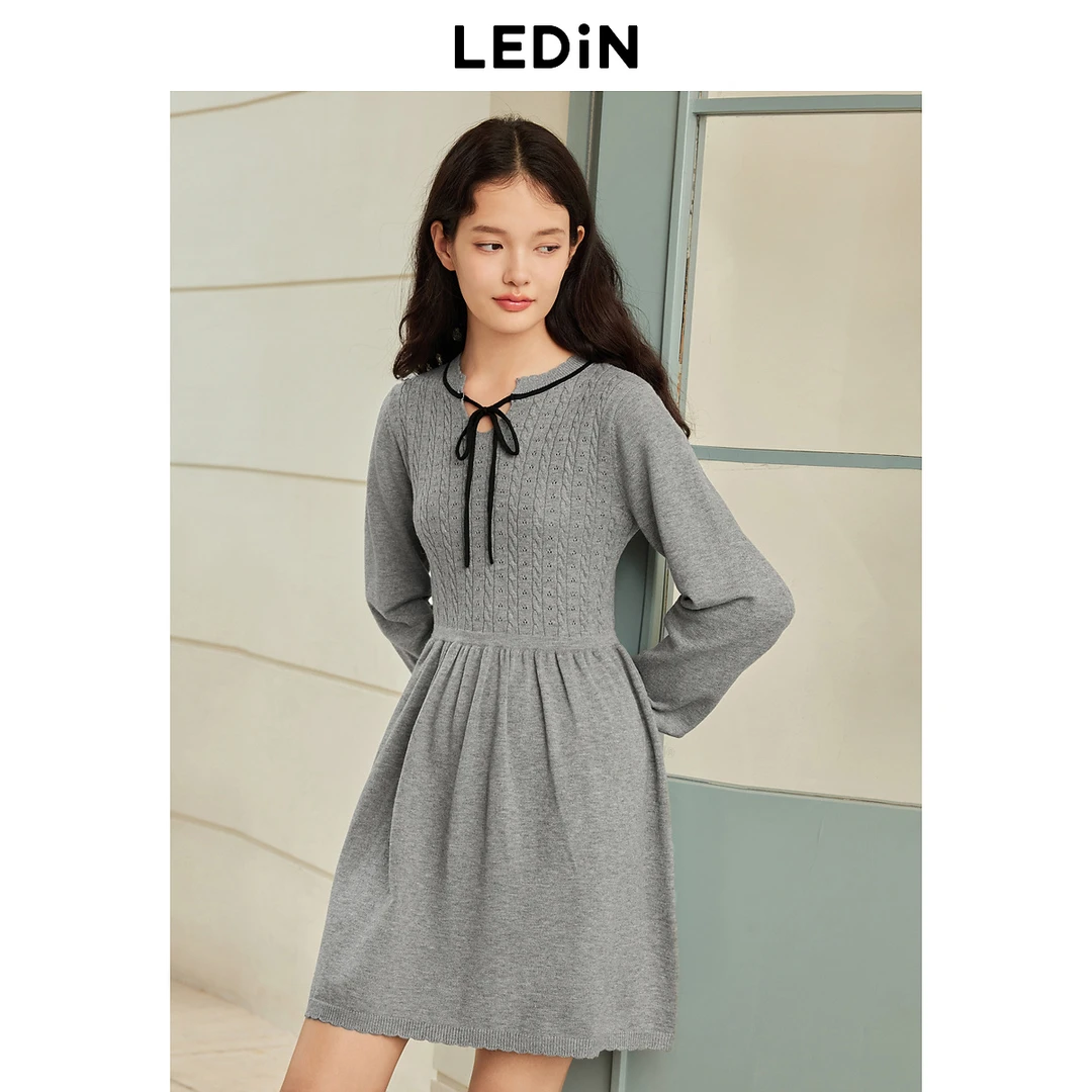 乐町韩系基础连衣裙1864