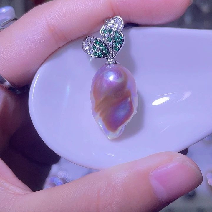 淡水珍珠合金颈饰36