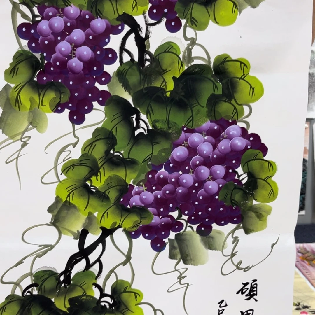 国画老师手绘作品