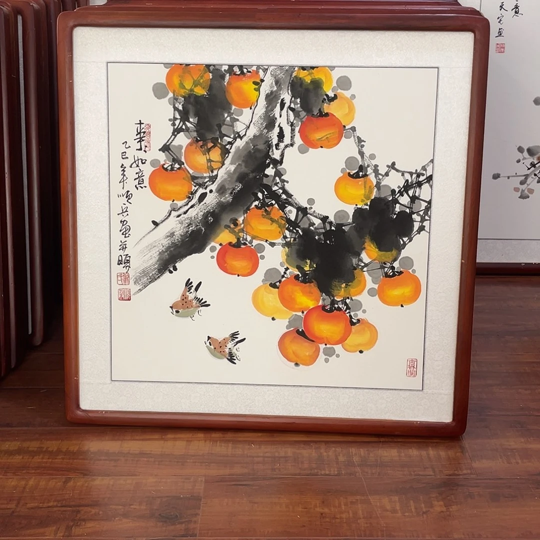 国画带框尺寸63*63厘米