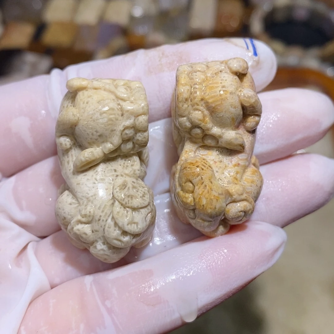 【闪购商品】硅化玉珊瑚玉未镶嵌