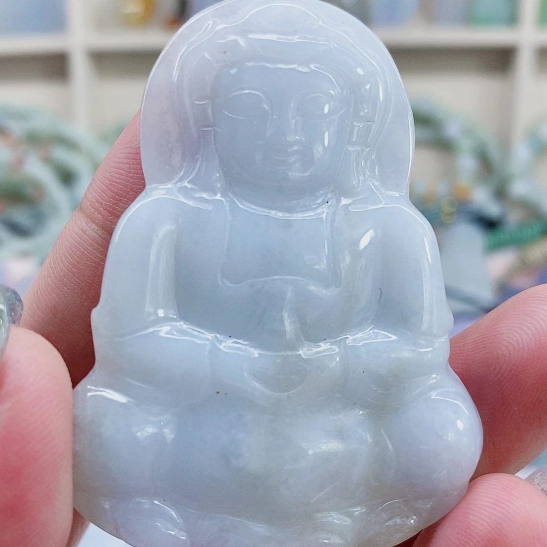 颈饰未镶嵌翡翠天然