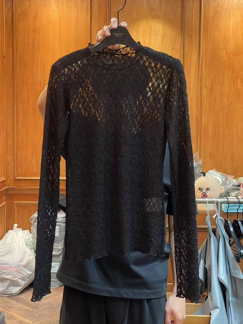 韩国东大门正品代购，GAR蕾丝打底上衣（bu tui bu huan）