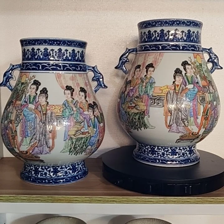 摆件兰**?景德镇陶瓷茶具套装