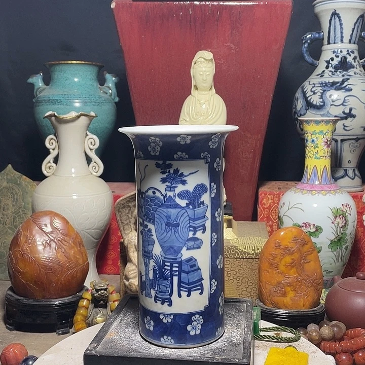 瓷片青花瓷器手工制作