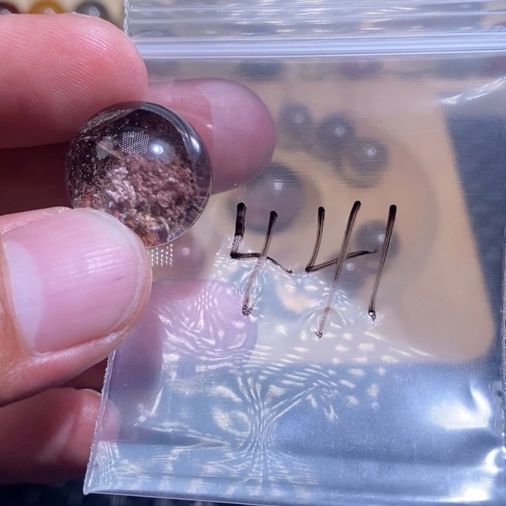 雨***虹未镶嵌手链发晶天然水晶手串