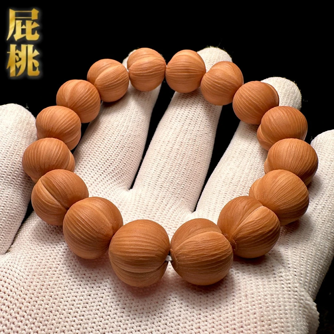 屁桃原皮猴头手串高端聚宝盆核桃雕刻收藏级土豪凤羽男士文玩手持