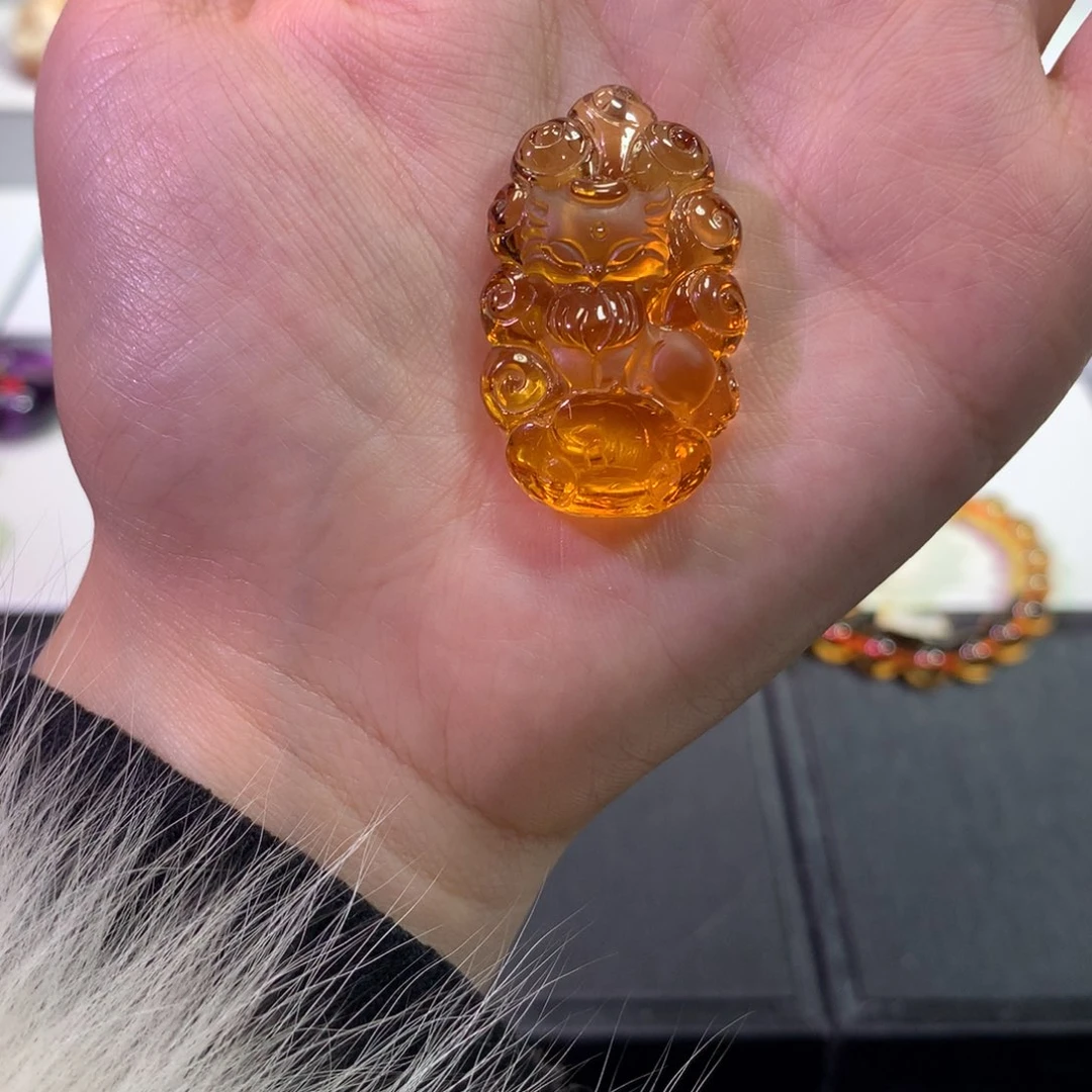 水晶颈饰未镶嵌天然