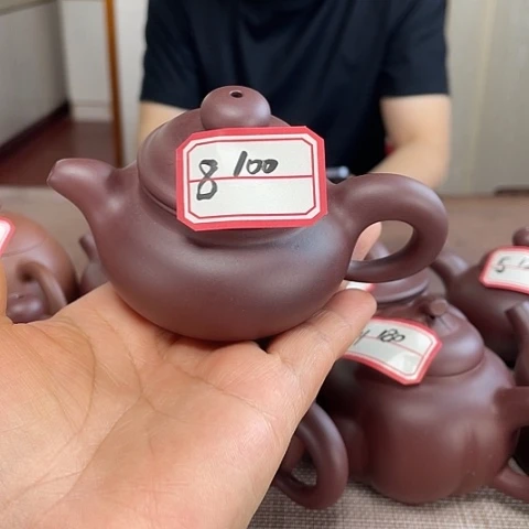 茶壶紫泥家***才龙血砂的仿古