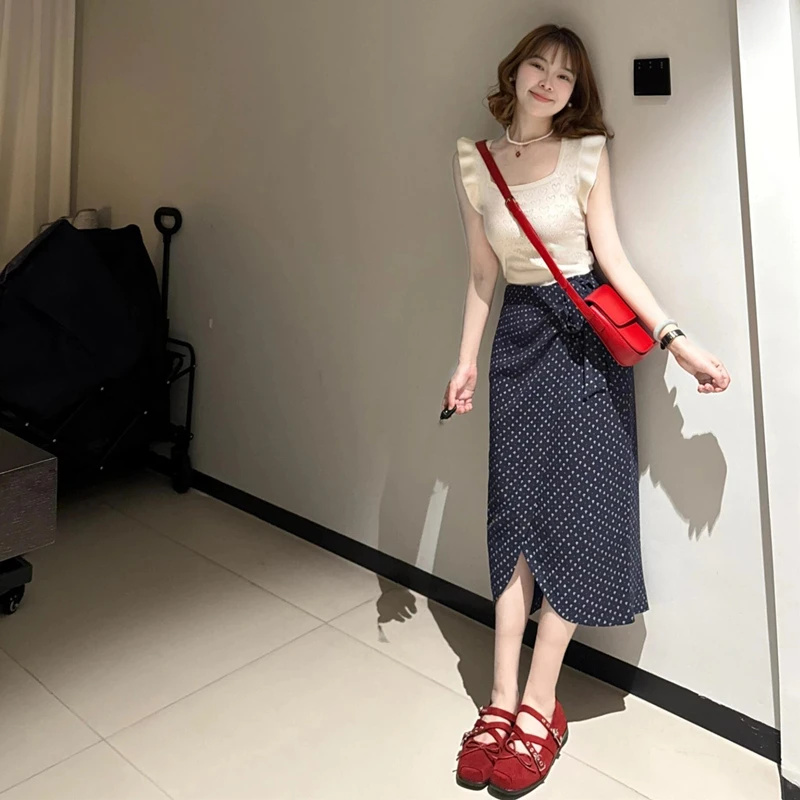 财阀千金女装清冷感贵系衣服洋气时髦气质春游出行高质感裙子套装