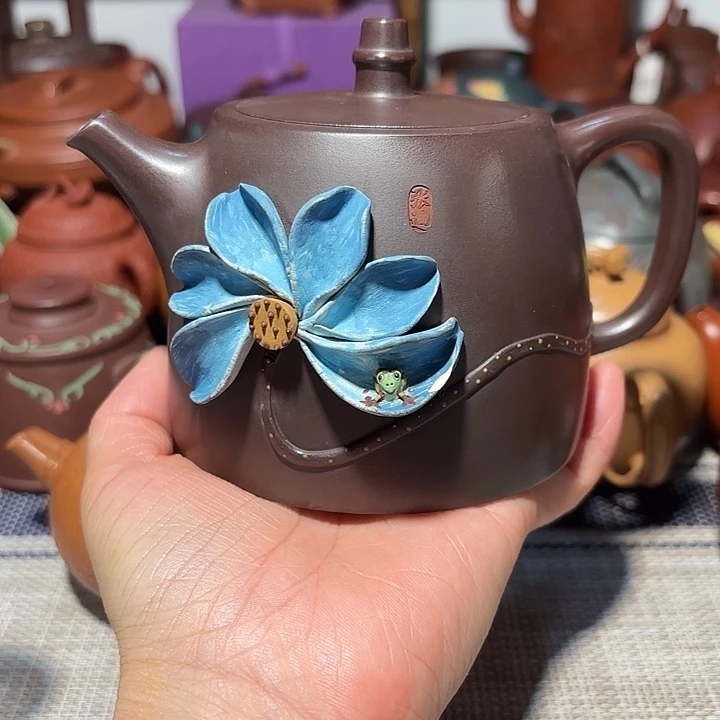 紫砂茶壶原矿宜兴紫砂微瑕