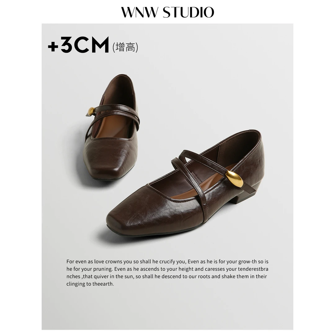 【唯女王】玛丽珍鞋女2025新款秋季软底不累脚通勤配裙子绝美单鞋