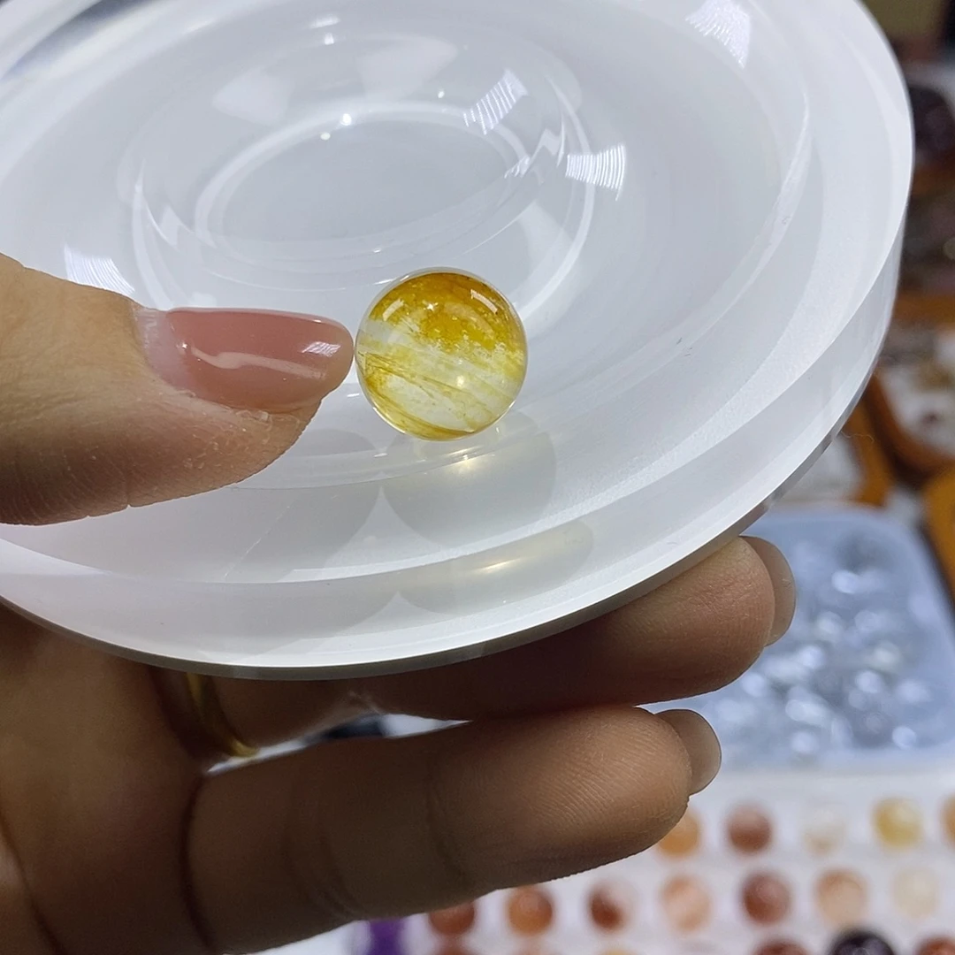 悄***要烟晶手链银S925镶嵌天然水晶定制打孔不退换