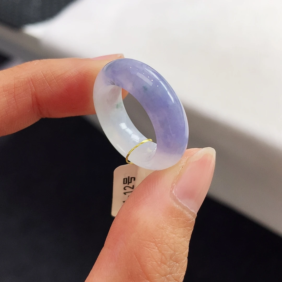 翡翠未镶嵌戒指11-12号