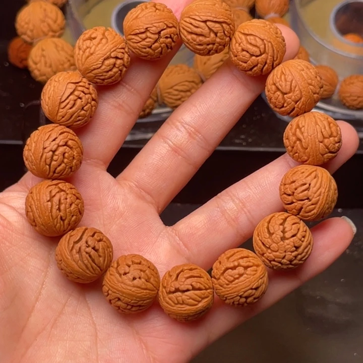 桃核手串绣球桃核16