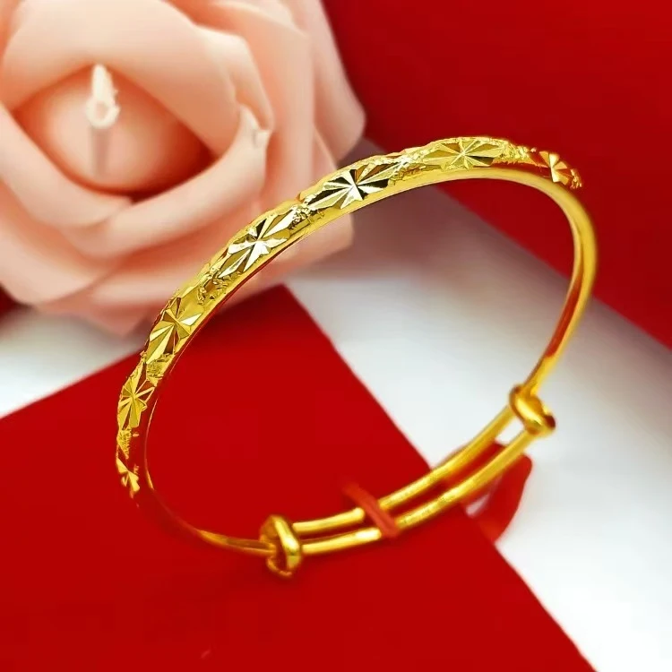 映棠 合金手镯 时尚满天星推拉手镯里外一色女款