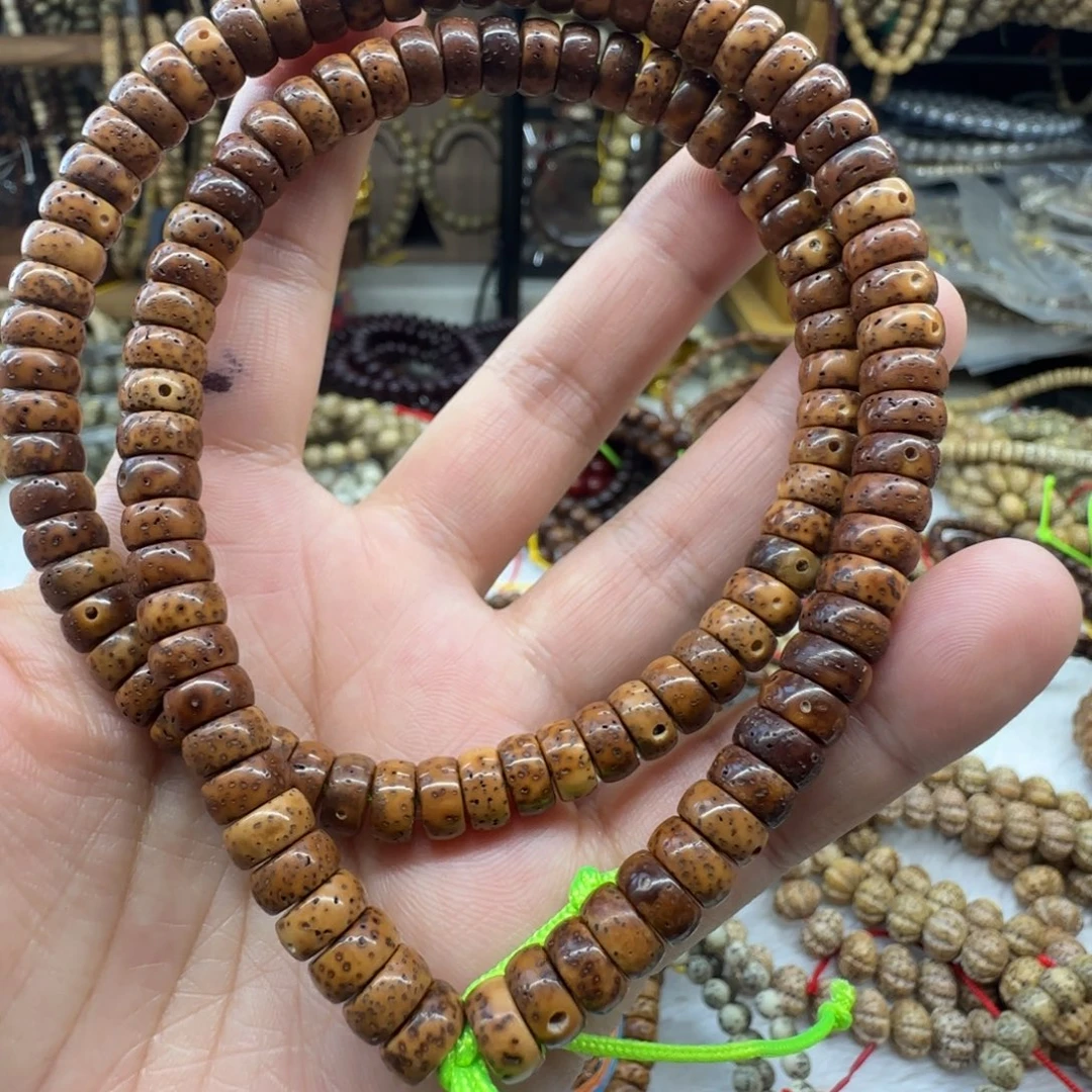 吊坠星月菩提虎皮药片8*4