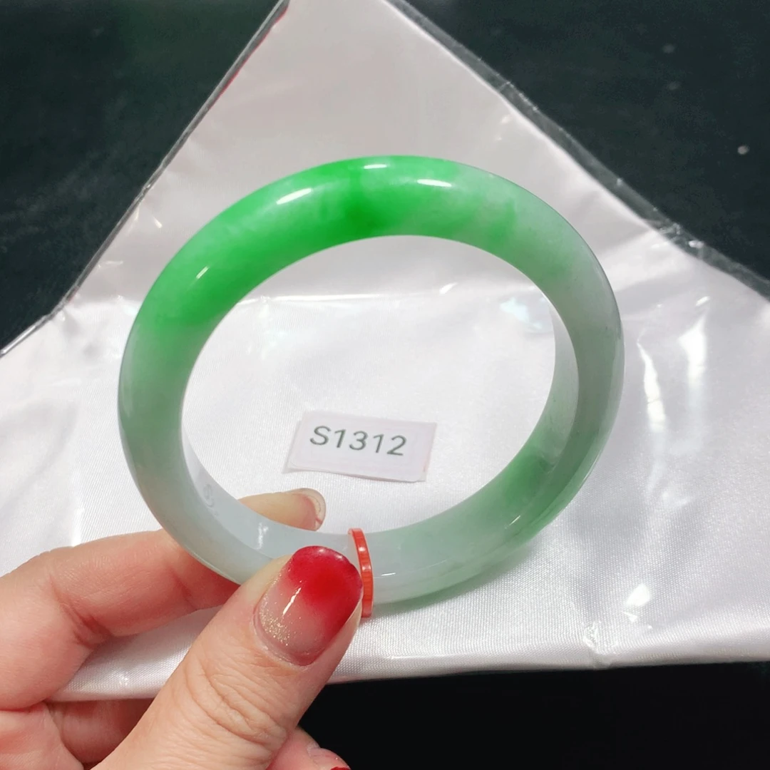 翡翠未镶嵌手镯S1312-03