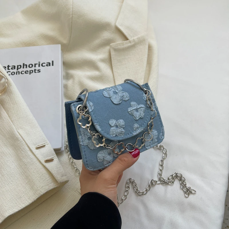 流行质感小包包女2025夏季新款潮迷你链条手提单肩斜挎女包小方包