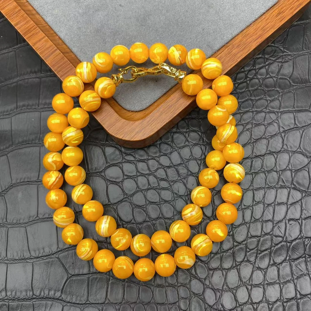 精品越灵鲛珠项链丫4095