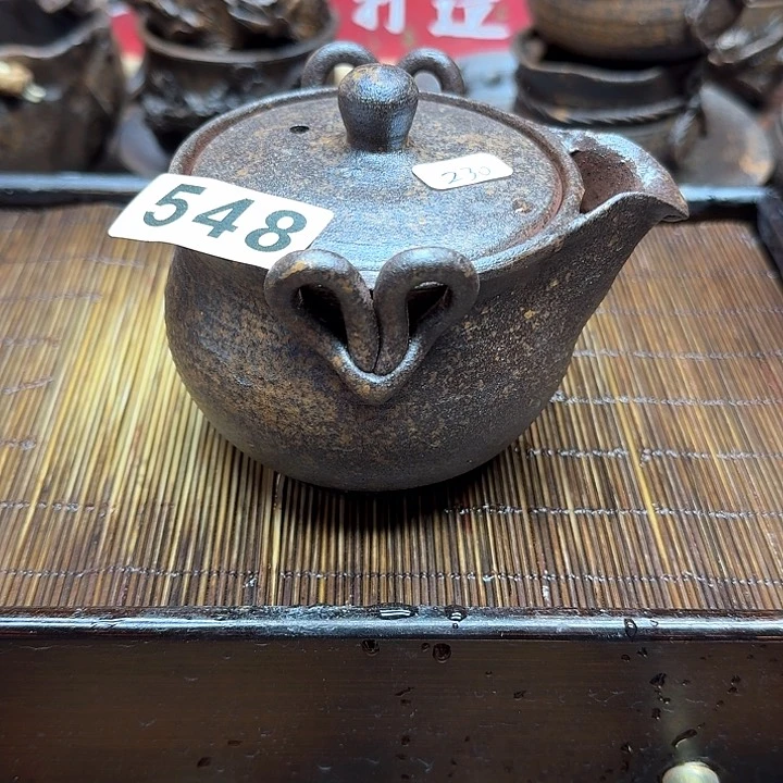 纯手工制作粗陶茶具