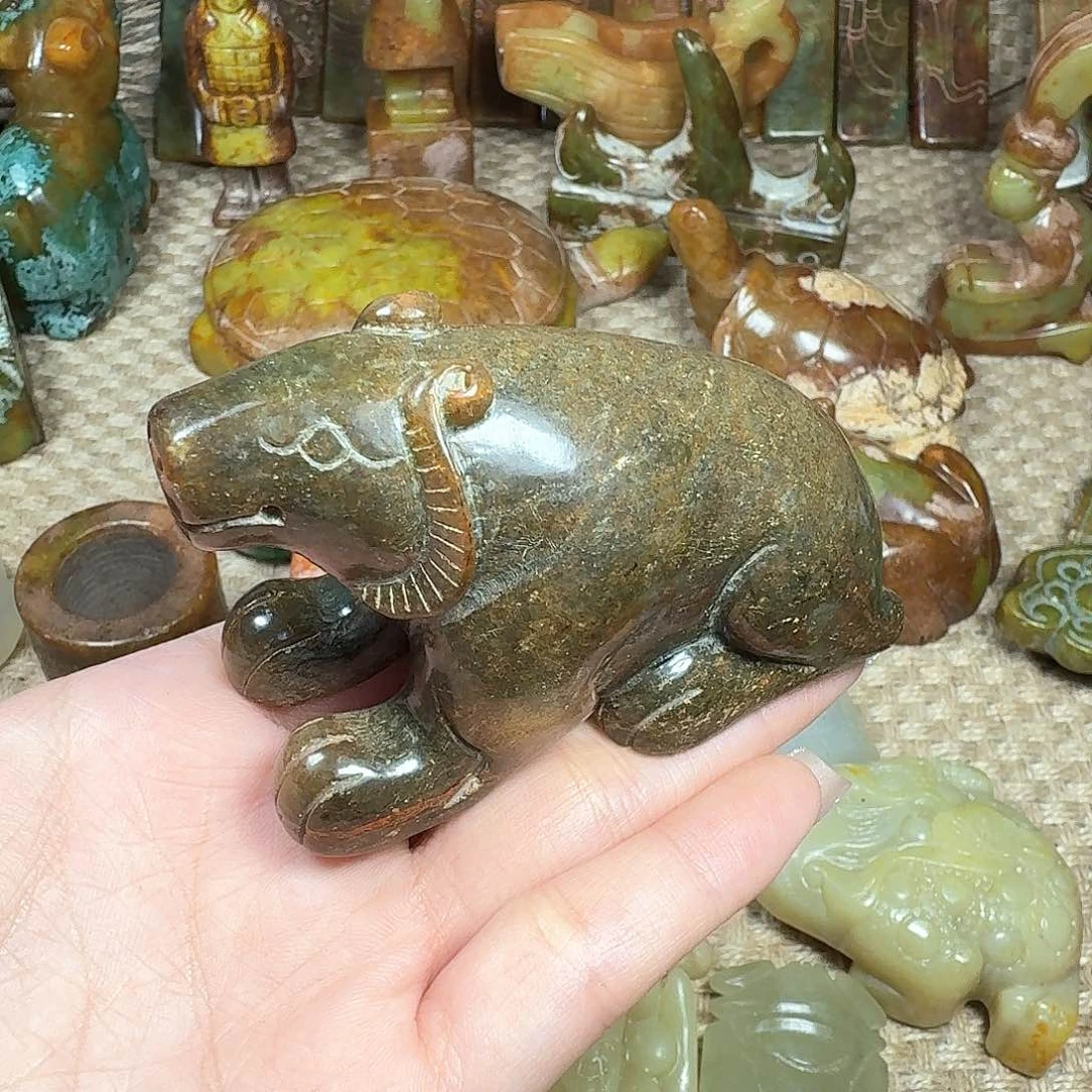 白玉菩提吊坠乐*族挂件