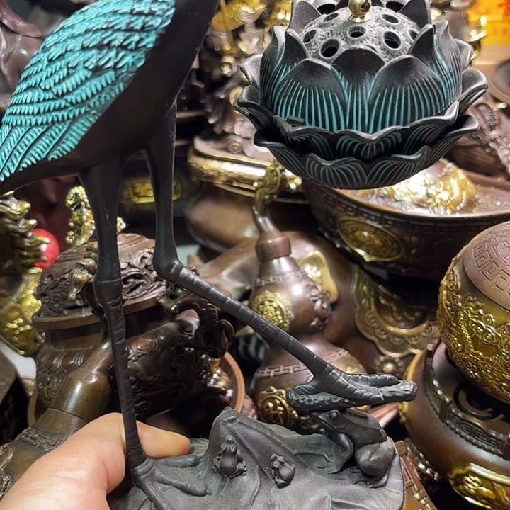铜器摆件收收藏藏