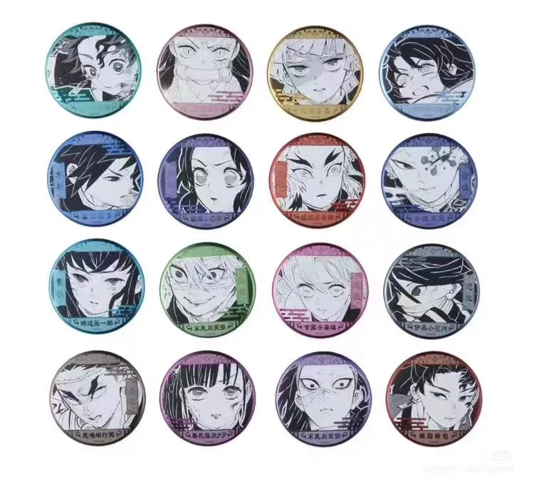 【拆盒】代拆盲盒 鬼灭之刃 浮雕风2弹吧唧 盲盒