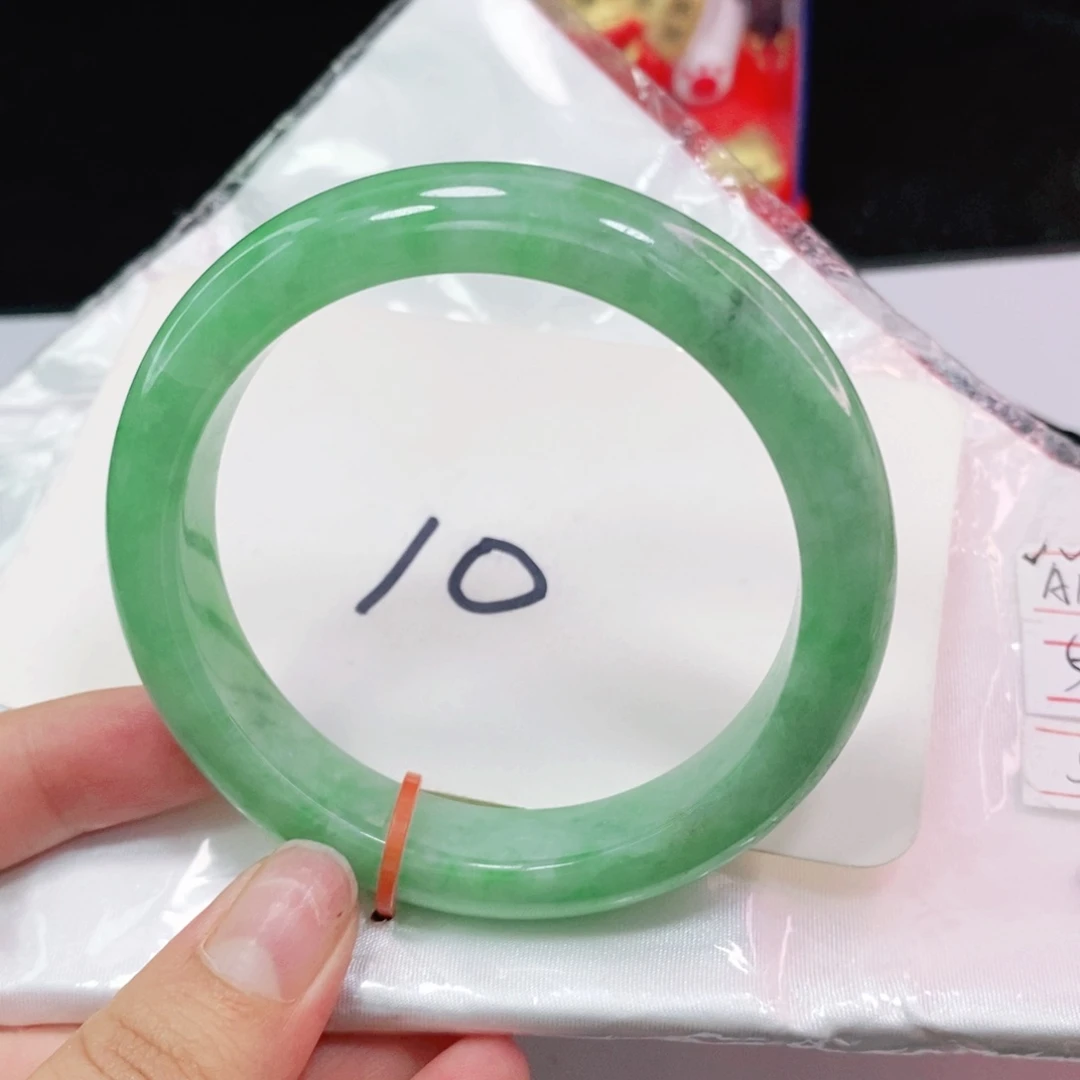 翡翠手镯未镶嵌正圈57.58