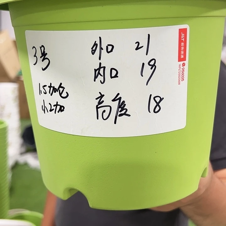 特价3号四季口21高18白色10个无托