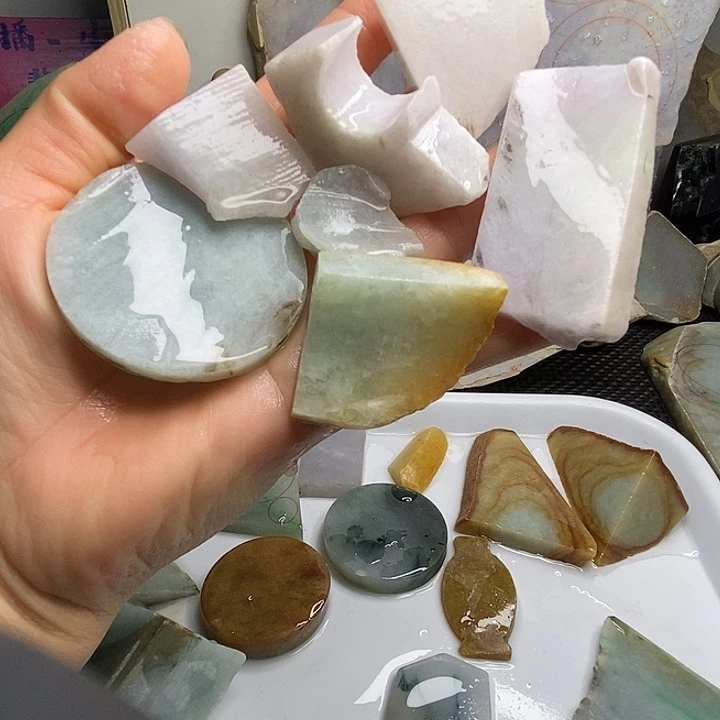 翡翠散珠缅甸翡翠33