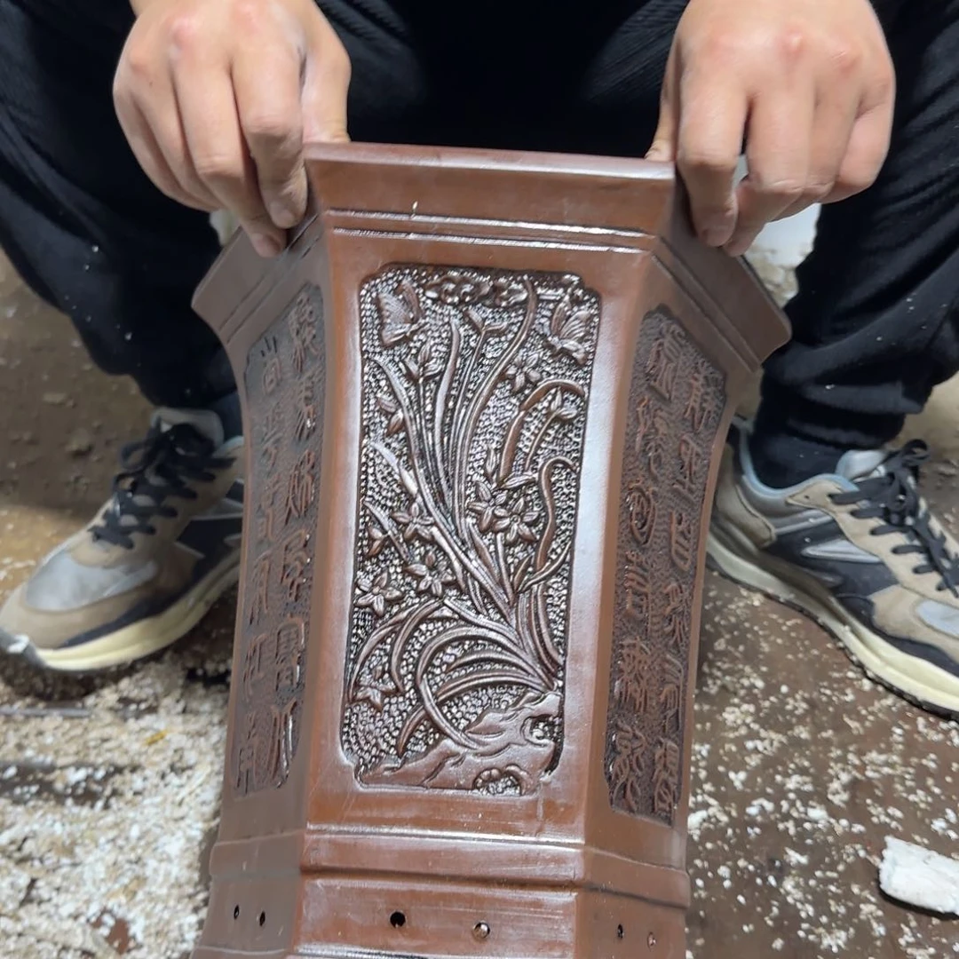 紫砂花盆口径24 20高度30