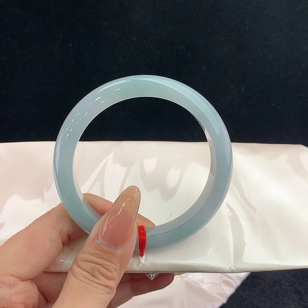 【闪购商品】未镶嵌手镯翡翠木*岩正60.7