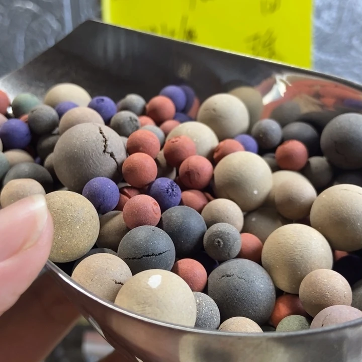 泥塑混合珠瑕疵没打磨没打孔500克