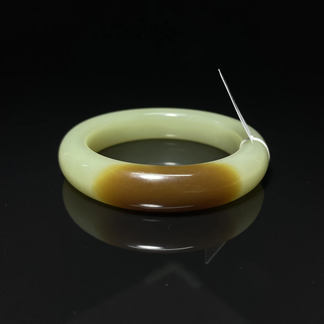 【蛮石】和田玉手镯圈口约54.2mm R120-218