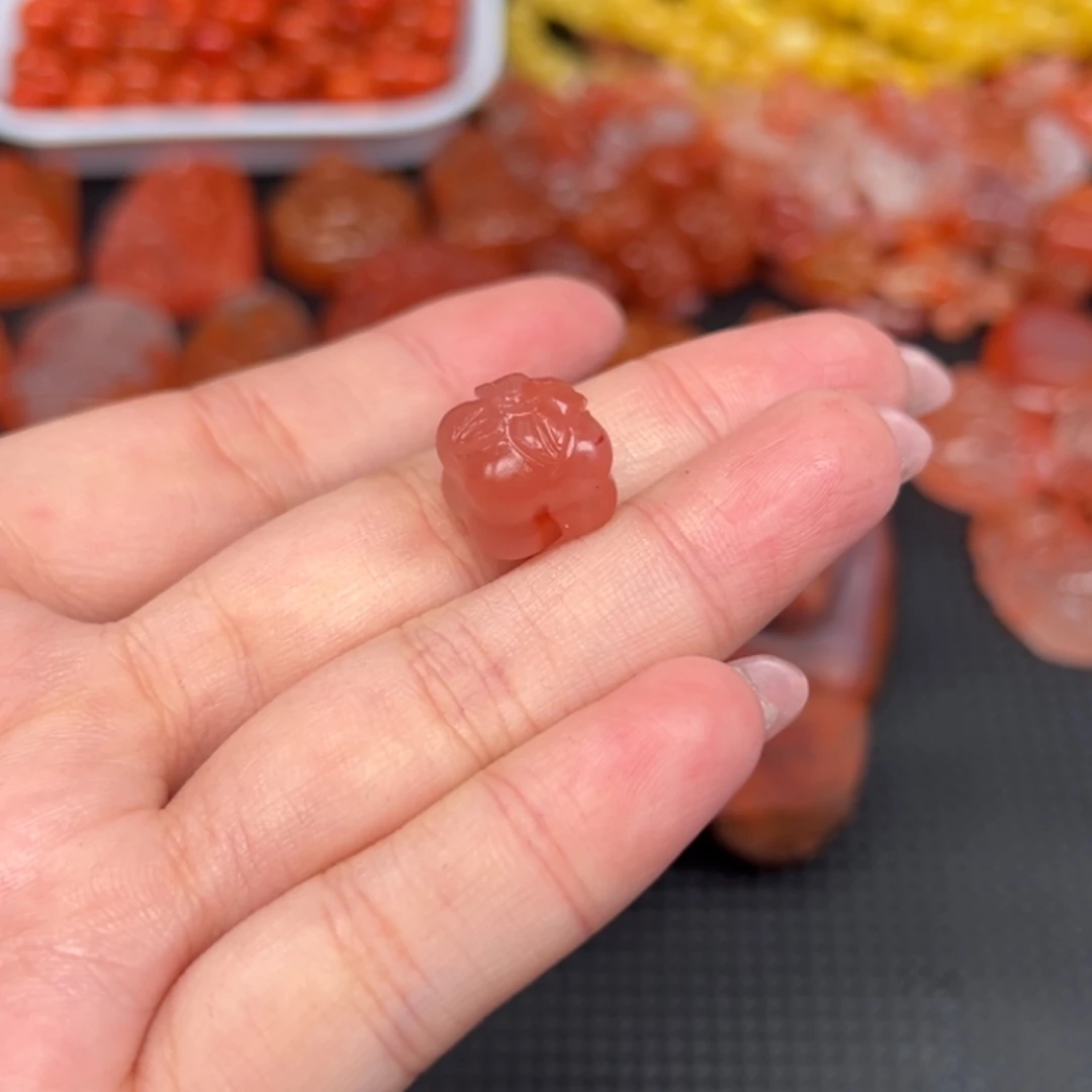 南红玛瑙未镶嵌吊坠(不含链)