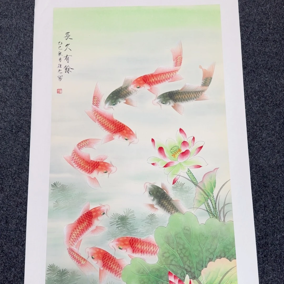 国画纯手绘山水花鸟作品