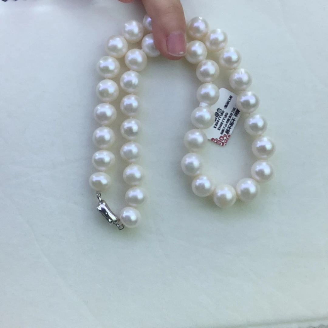 淡水珍珠未镶嵌颈饰无核11-12