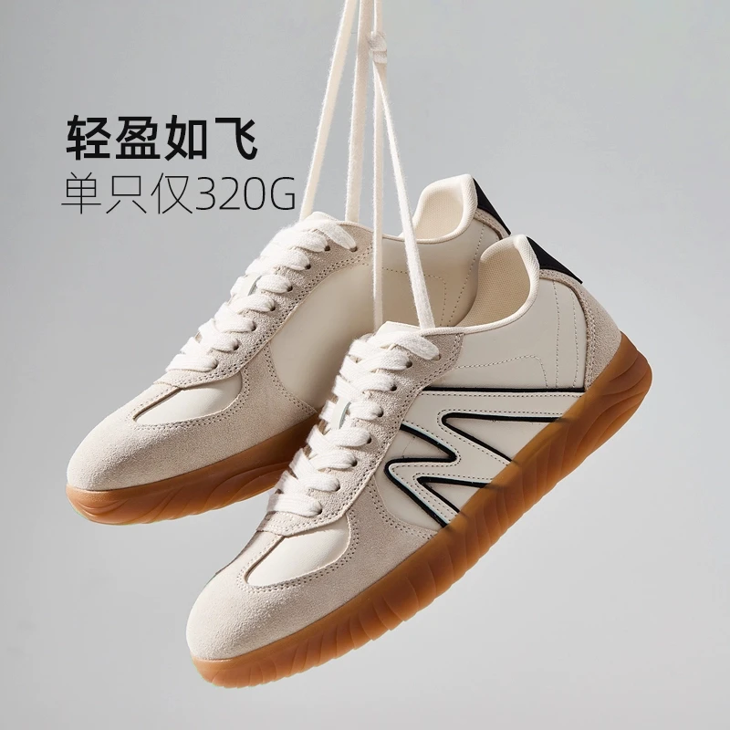 骆驼男鞋夏季透气2025新款经典T头轻盈百搭复古男士透气运动鞋