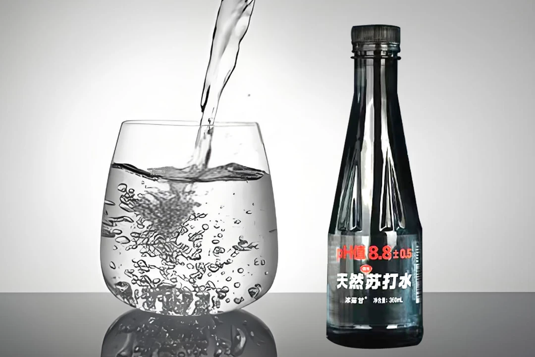 冰茹甘天然苏打水  高锶低氘PH值8.8