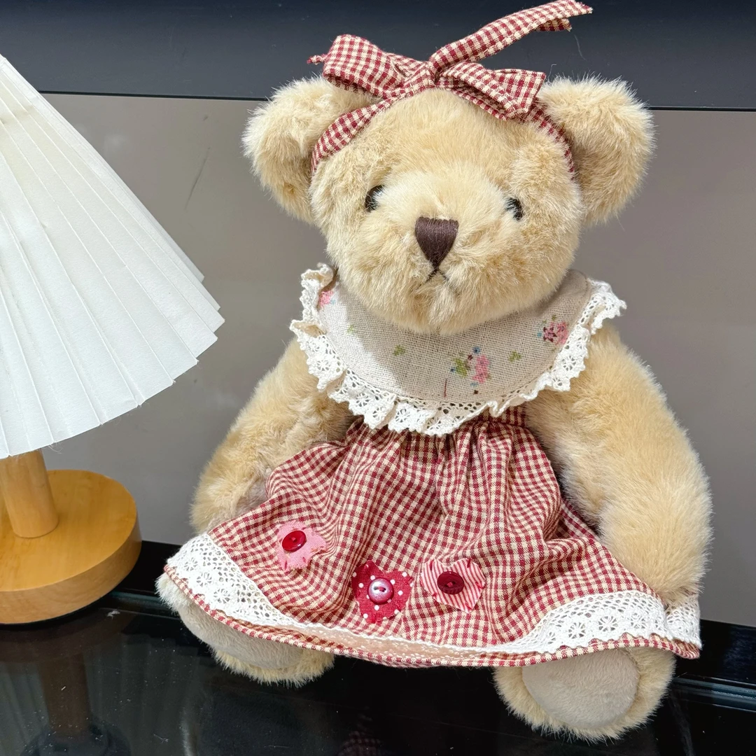 雏奇精选 可活动五关节毛绒小熊