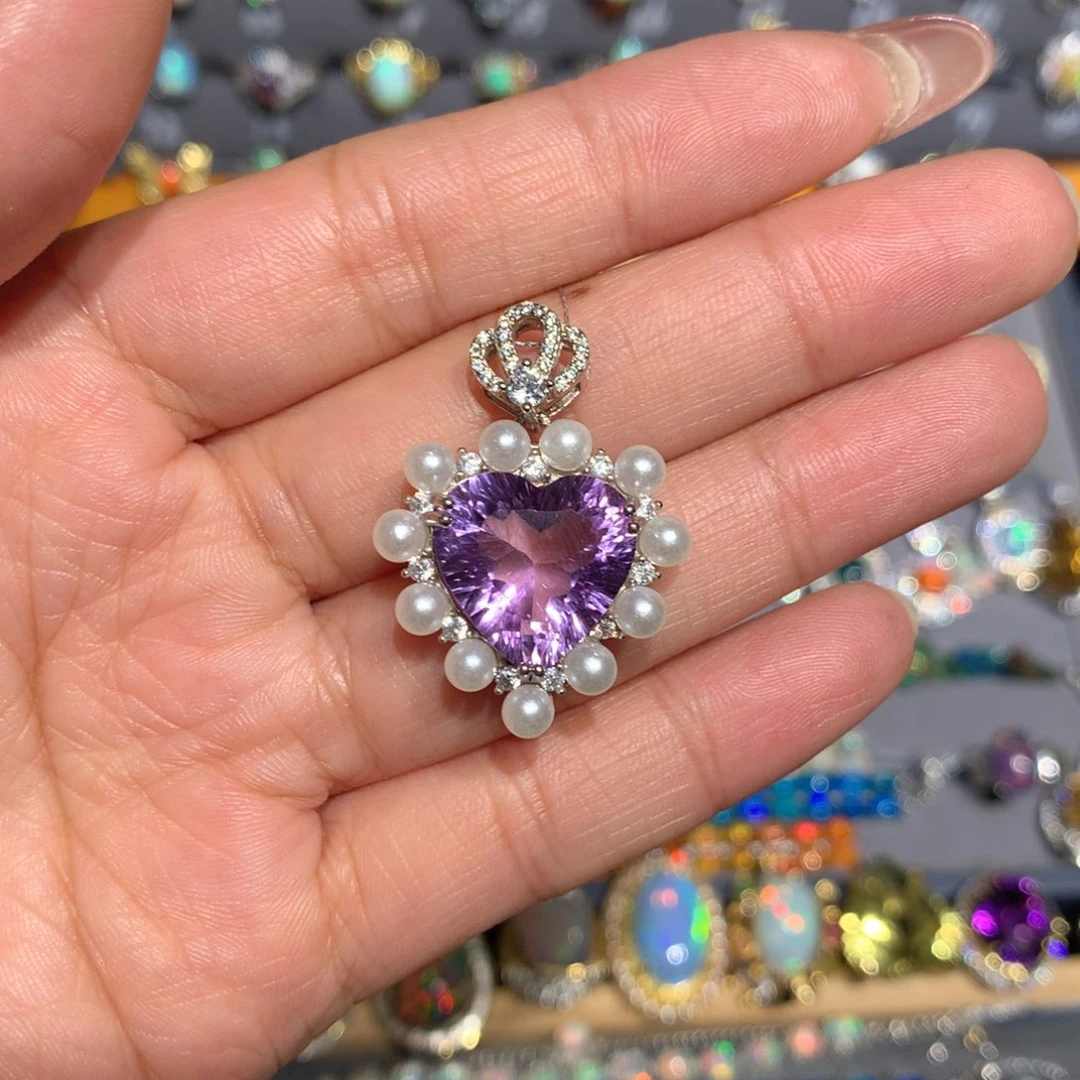 欧泊银S925镶嵌福利吊坠小***糖